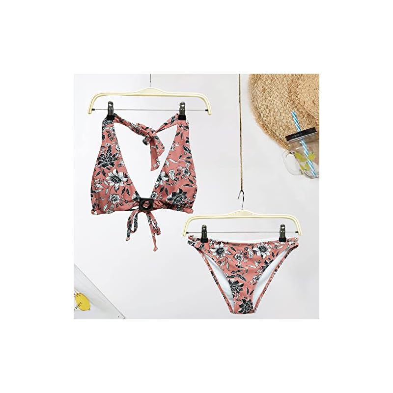CtriLady-Women-Two-Piece-Swimsuit-Sexy-Bikini-Sets-Halter-Tie-Backless-Swimwear-Padded-Triangle-Bathing-Suit-SmallFloral CtriLady-Women-Two-Piece-Swimsuit-Sexy-Bikini-Sets-Halter-Tie-Backless-Swimwear-Padded-Triangle-Bathing-Suit-SmallFloral
