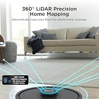 Shark AV2501S AI Ultra Robot Vacuum, with Matrix Clean, Home Mapping, 30-Day Capacity HEPA Bagless Self Empty Base, Perfect for Pet Hair, Wifi, Dark Grey — image 5