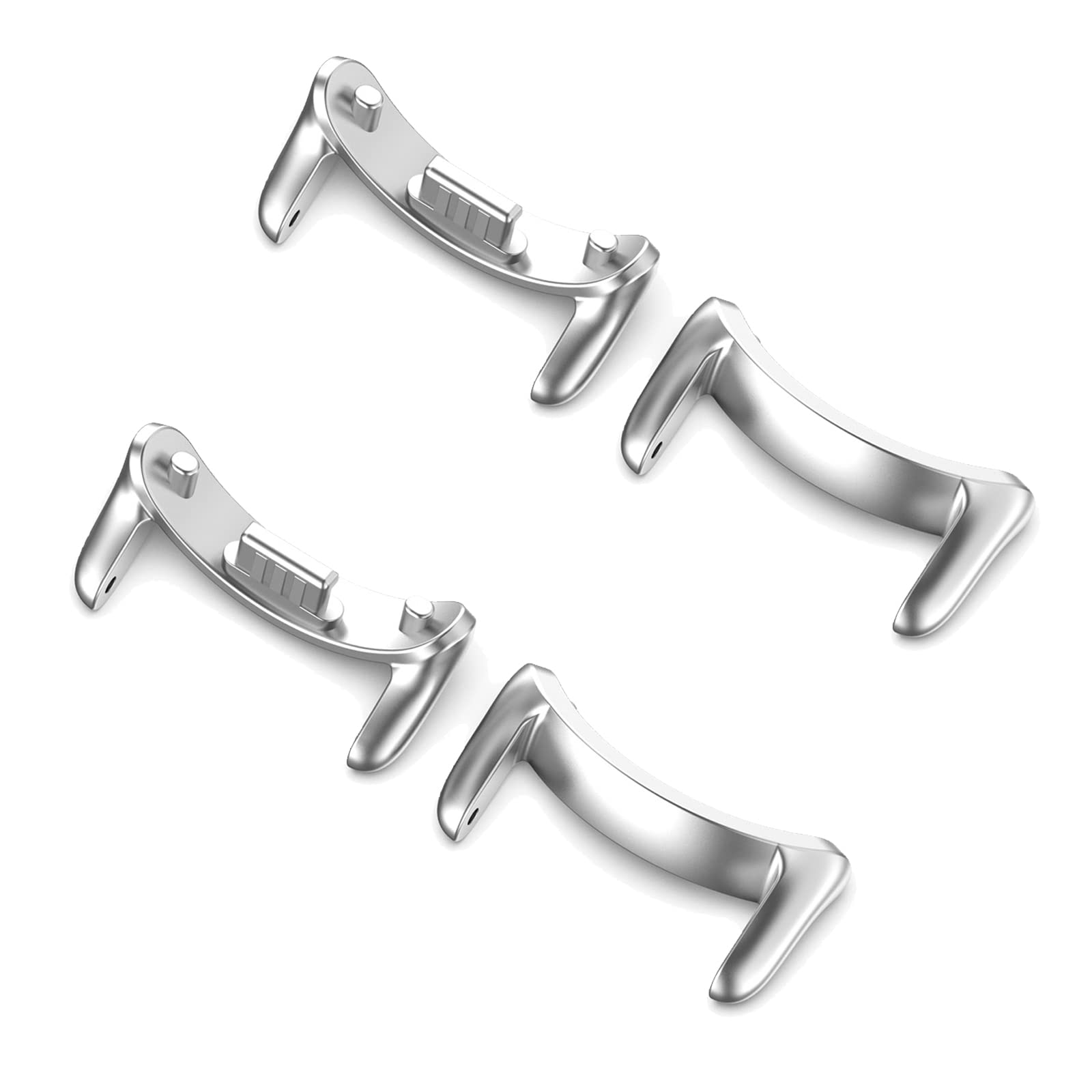 FitTurn Watch Connectors Lugs Clasps intended for Xiaomi Smart Band 8 Smartwatch Stainless Steel Replaceable Connection Adapter Connect