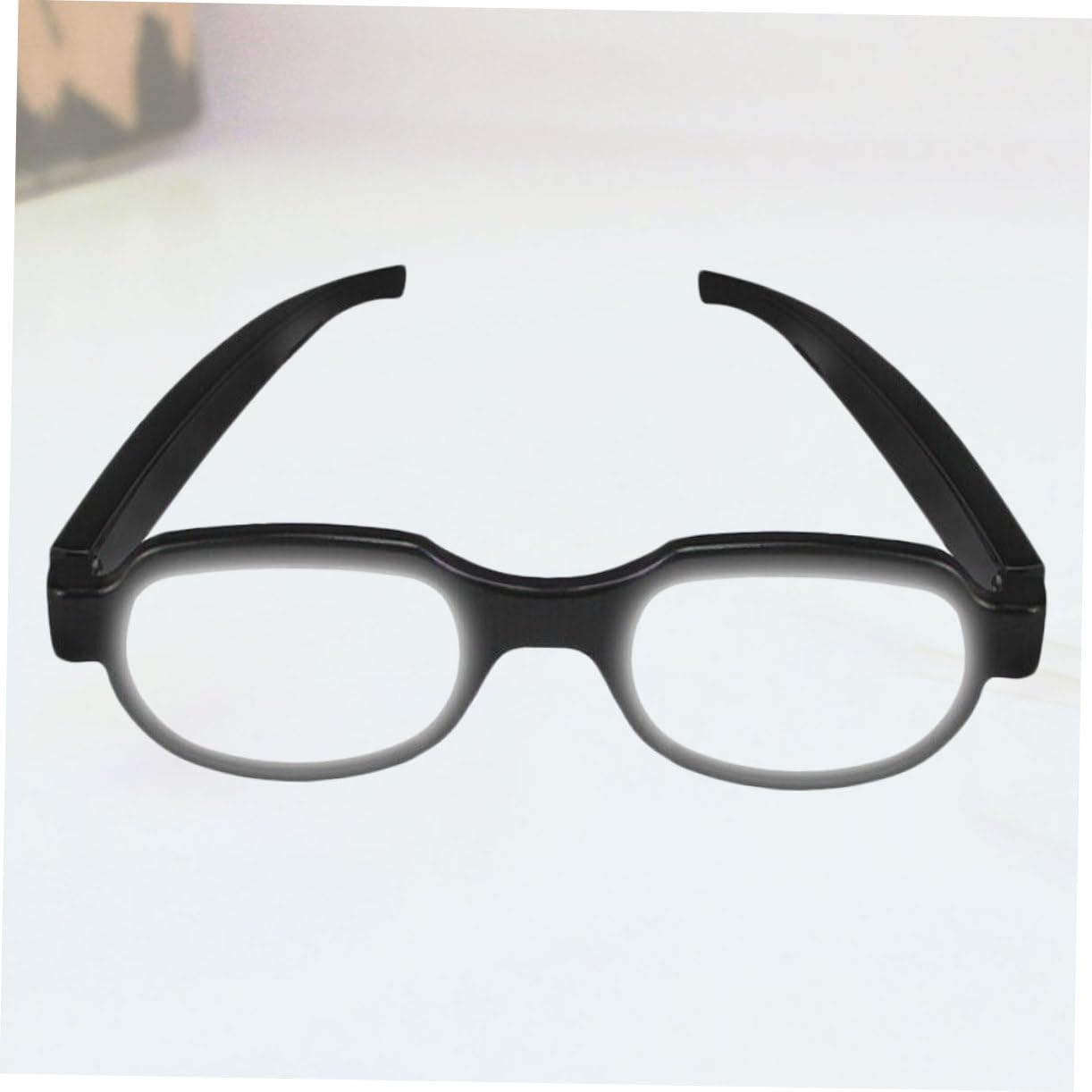 Gafas LED Luminosas USB Recargables de Plástico Negras para Cosplay