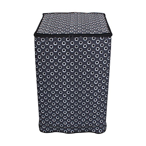 Image of DREAM KING Waterproof & Dust-Proof Top Loading Fully Automatic Washing Machine Cover Suitable for 5 kg, 5.2 kg, 5.5 kg (53 x 84 x 53 cms)