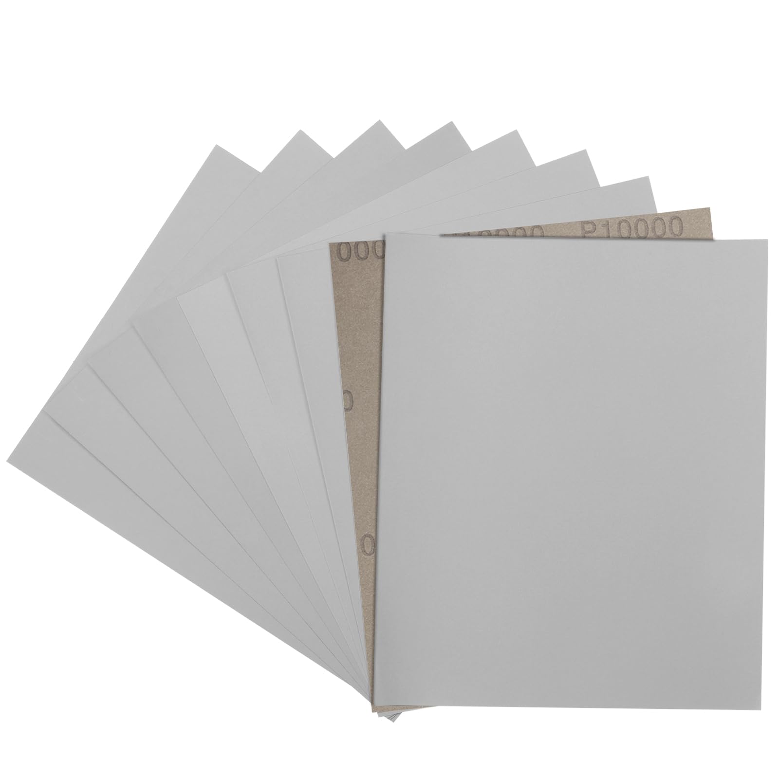 STEBRUAM 5 Sheets Sandpaper 10000 Grits Wet and Dry Polishing for Cars Metals Walls Wood Furniture,Sand Paper 9x11 Inch