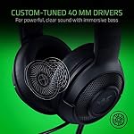 Razer Kraken X Lite Ultralight Gaming Headset: 7.1 Surround Sound Capable - Lightweight Frame - Bendable Cardioid Microphone - for PC, Xbox, PS4, Nintendo Switch - Classic Black