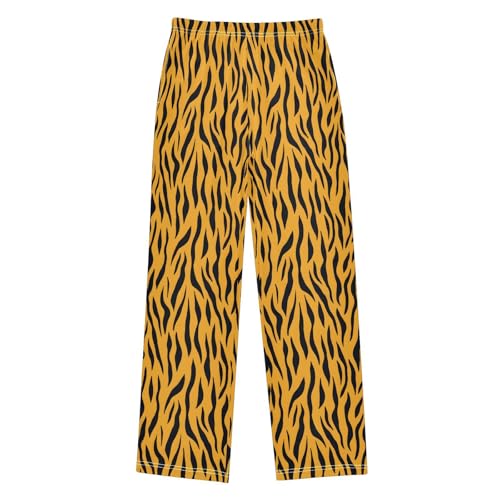 Pajama Pants Tiger Skin Zebra Pattern PJ Bottoms Sleepwear Lounge Sleep Pant with Pockets