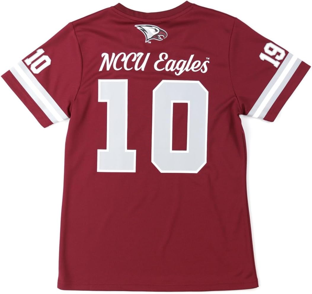 Big Boy North Carolina Central Eagles S2 Womens Football Jersey Tee [Maroon] - ID#74990-104-207-0-0