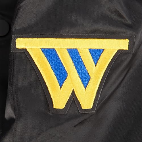 Chaqueta de satén de corte bomber Pro Standard NBA Classic negra para niños 4