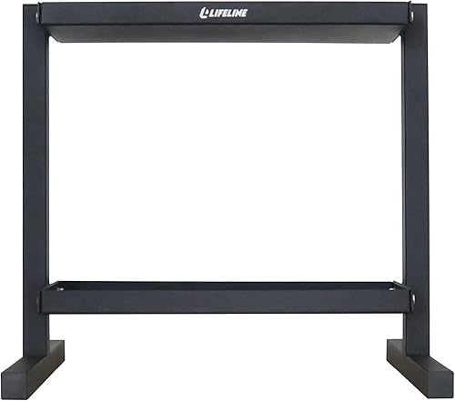 Lifeline Estante de almacenamiento para pesas rusas de fitness