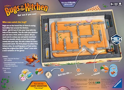 Bugs in the Kitchen Ravensburger juego de mesa familia miniatura 4