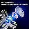 Fidget Spinners, Fidget Spinner Gifts for Adults and Kids, Stress Anxiety ADHD Relief Figets Toy, Metal Finger Hand Spinner Toys with Luminous Light, Spinner Absorb Solar Light Then Release in Dark