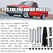 Frtcaty Door Hinge Repair Kit with Spring Tool - Compatible with Chevy GMC Suburban Tahoe - Car Front Door Hinge Pin & Bushing Kit