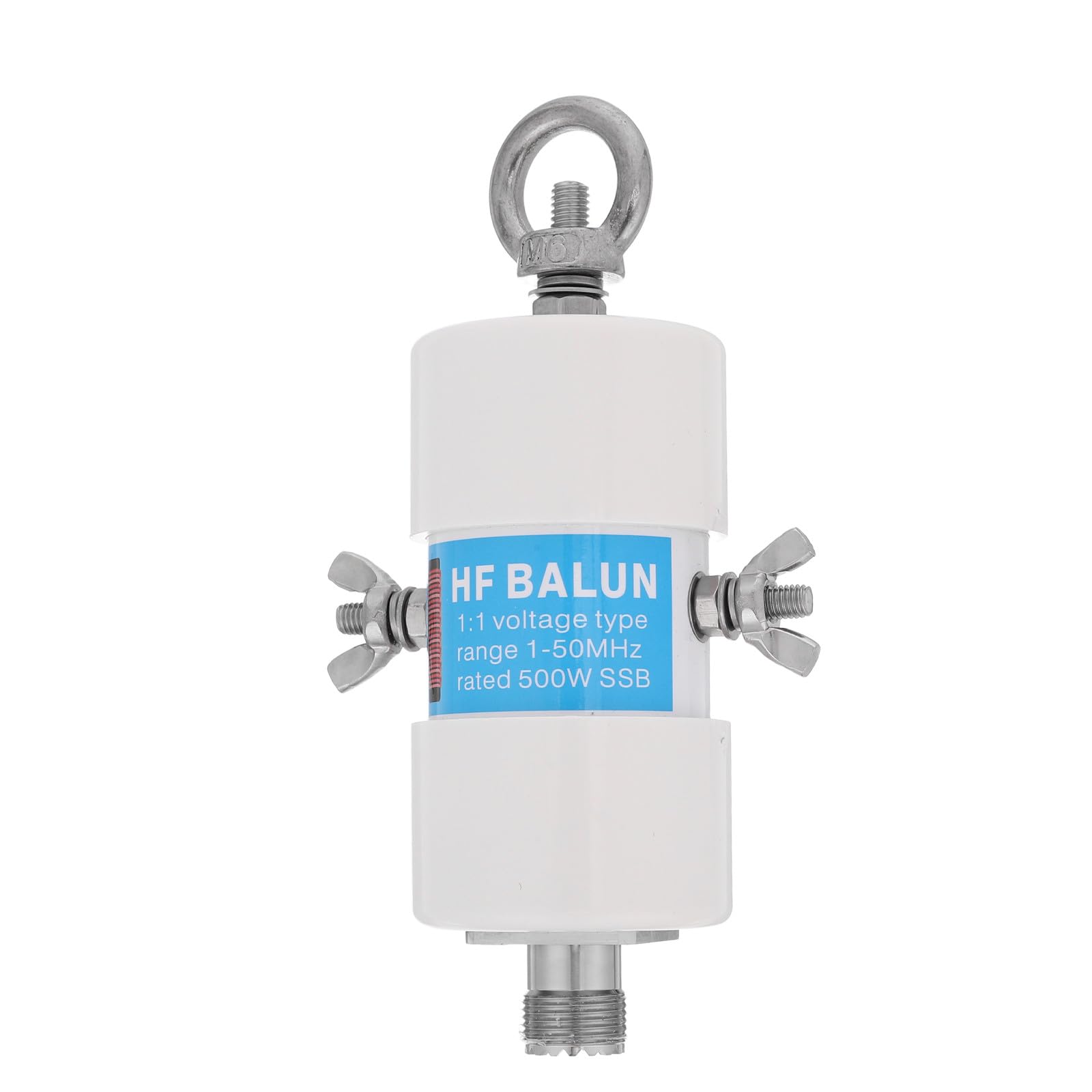 Holibanna Antenna Balun: antenna radio a onde corte 1:1 per radio a onde corte, balun HF impermeabile fai da te da 1-50 MHz e 500 Watt per trasmettitore e ricevitore