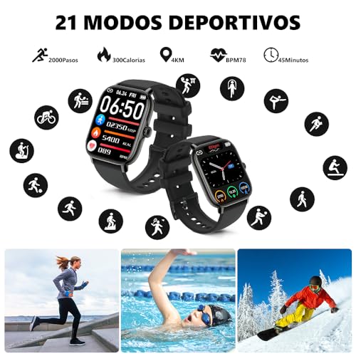 Smartwatch, Wireless smartwatch sw1 Marca Pantio (3)