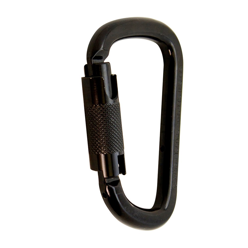 Fusion Tacoma Steel Triple Lock with Key Nose Modified D-Shaped - Mosquetón (10 Unidades) Unisex Adulto