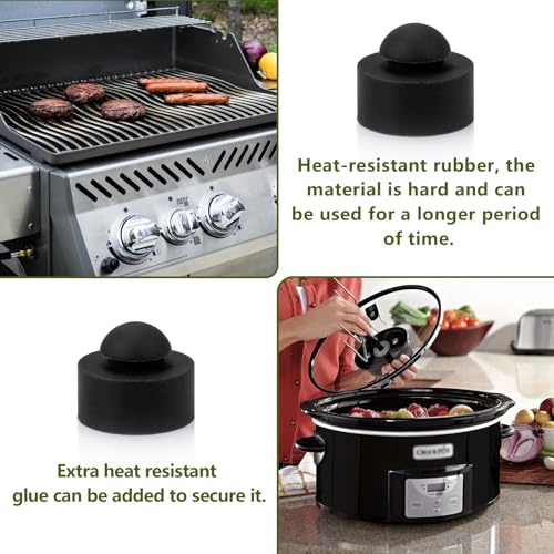 30 pack rubber feet bumper push-in series for crockpot slow cooker feet replacement 1234 diameter fits 1434 bumper holes use in 11634 panel thickness versatile