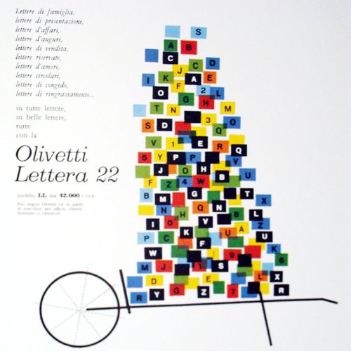 Amazon.co.jp: ポスター ジョヴァンニ ピントーリ Olivetti Lettera22