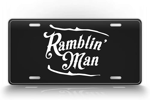 Placa de matrícula de hombre Ramblin' con estilo vintage
