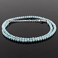 Vista 14 de Natural Moonstone Gemstones Choker Necklace, Faceted Rounds Beads, Silver Plated Jewelry, Healing Crystals, Birthday, Handamde, Minimalist, Women