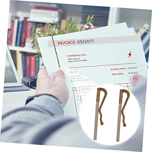 2Pcs Metal Spring Money Clips Cash and Credit Holders Compact Wallet Checkbook Organizers for Convenient Everyday Use2