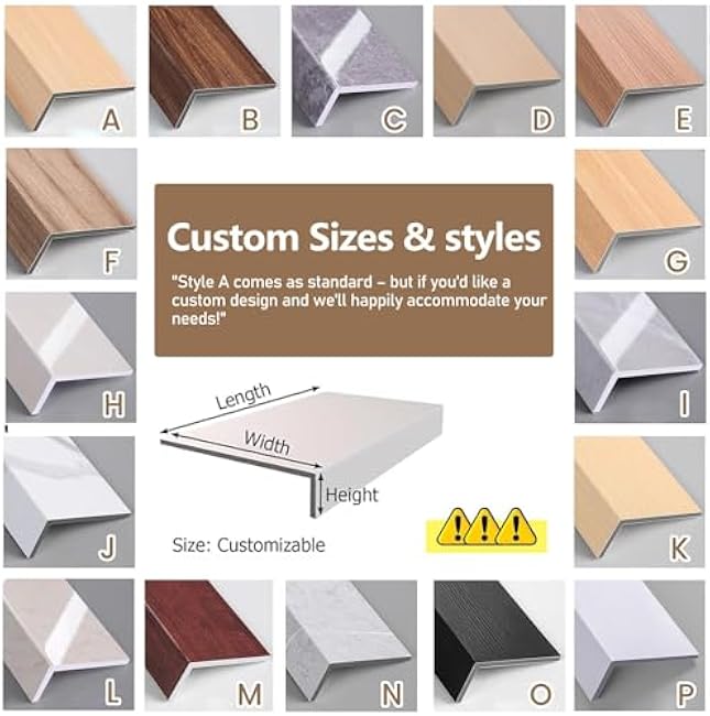 ERRULAN Closet Shelf Covers for Wireshelf, Removable Wood Look Wire Rack Shelving Liner, Wire Shelves End Caps for Bathroom, Hanging Clothes, Laundry Room, Pantry(2 in Tall,LxW 50x16in/127x41cm)