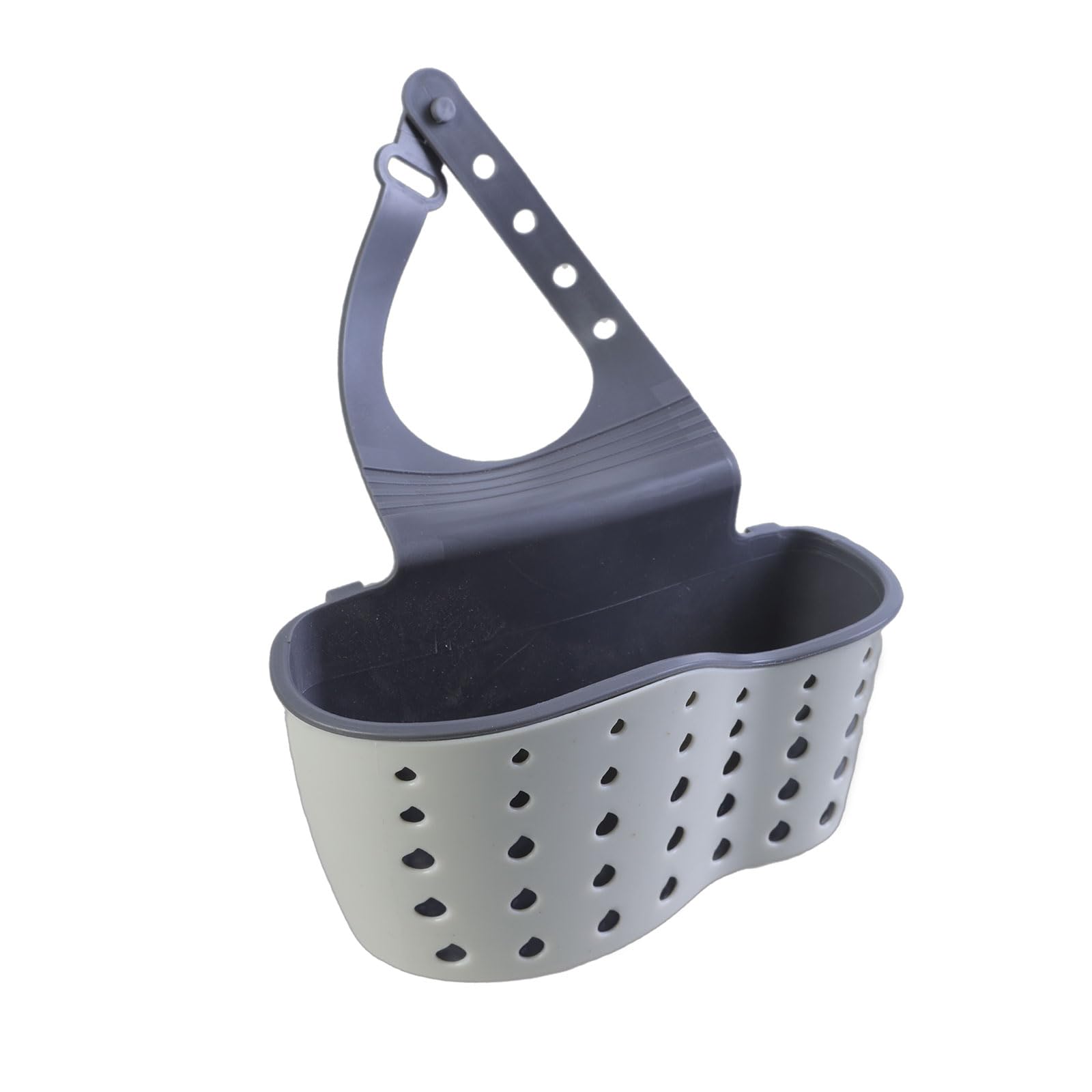 MICFENY Sink Storage Drain Basket Bag Hanging Sponge Holder Adjustable Strap Soap Organiser Kitchen Organization Supplies