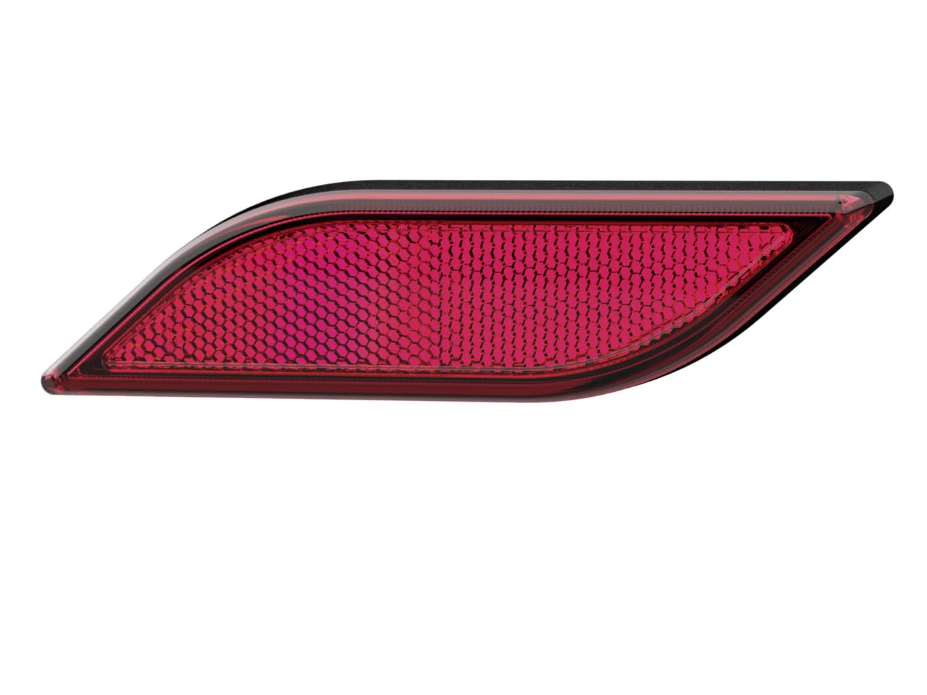 HELLA Światło odblaskowe tylne - Shapeline Style - Kolor szkła reflektora: czerwony - prostokątny - przyklejony/Oprawa - do mocowania poziomo - SAE - z tyłu z lewej - Ilość: 1 - 8RA 013 347-051
