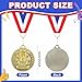 Quelay 30 Pcs 2'' Gold Awards Medals Bulk Winner Medals with Neck Ribbons Encourage Team Participation for Adults Trophy Award Prize Gift Competitions Graduation Party(You Rock)