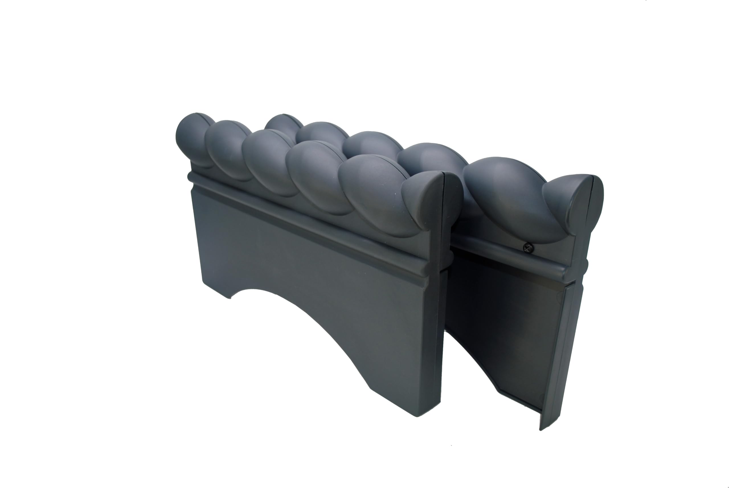 Linic Blue Brick Grey Colour Full Rope Top Plastic Garden Border/Lawn Edging. UK Made. (X8172) Free UK Postage. (1)
