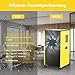 DAHTEC Bautrockner Luftentfeuchter Keller 90 L/Tag mit Integrierte Pumpe - Fläche 260 m²/650 m³ - 24Hr Timer Innenbereich Trocknungsgerät für Große Räume