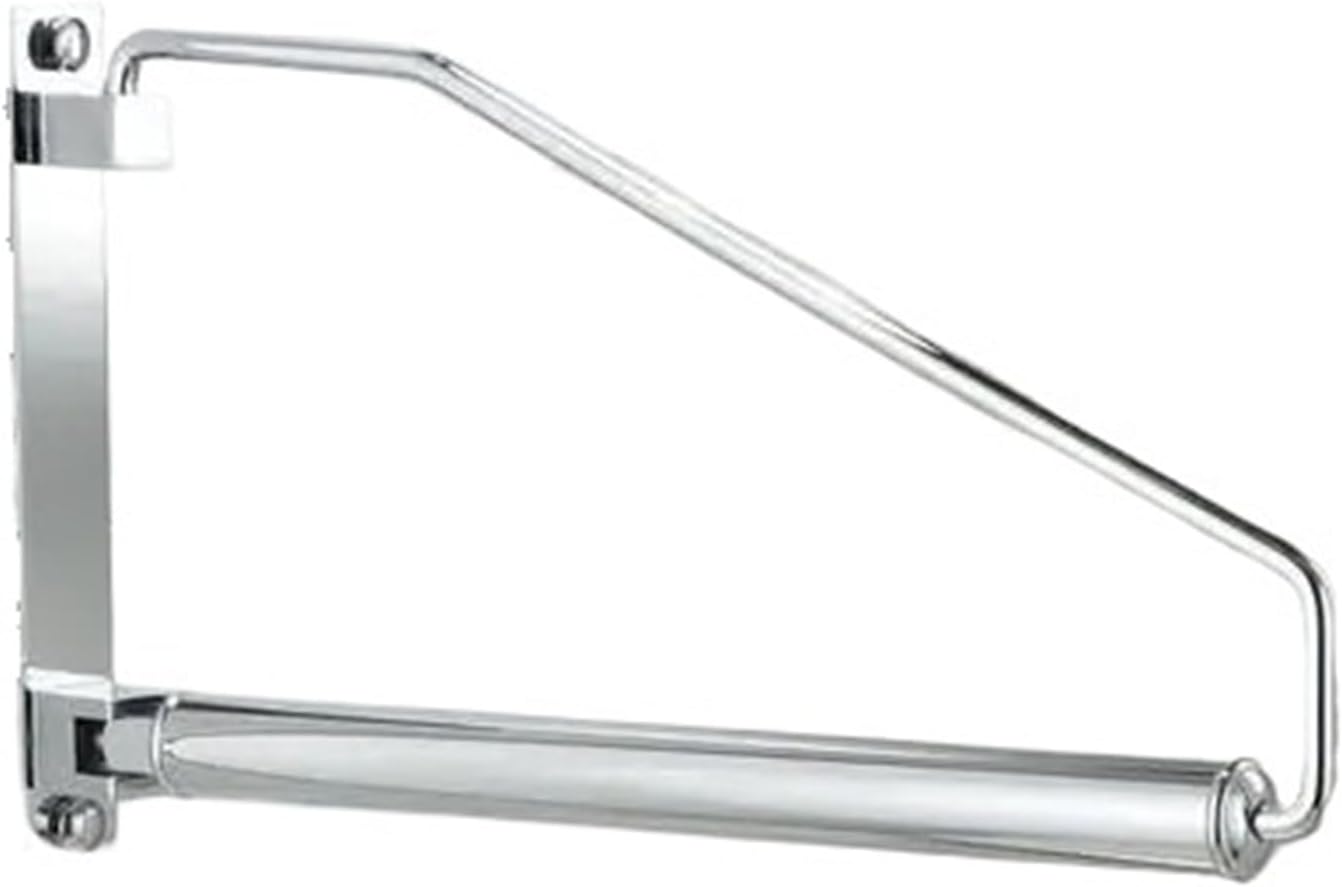 Compatible for Bathroom Tuqiu Wall Clothing Hanger Holder, Folding Clothes Drying Rack, Brass Gold Clothing Hanger Organizer Rack(Gold one pcs)