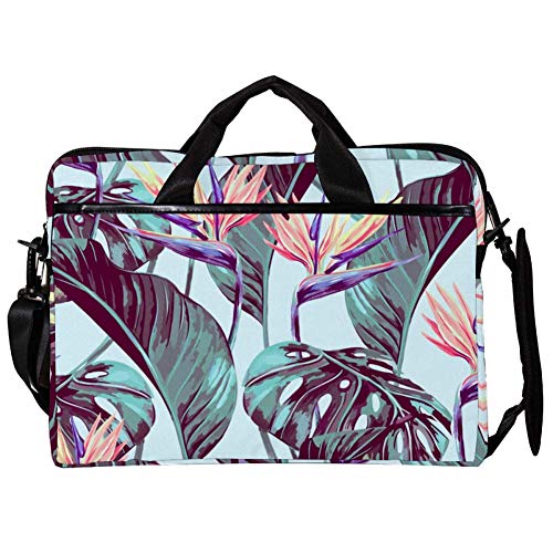 Sac à bandoulière fleurs tropicales pour l'université et le bureau