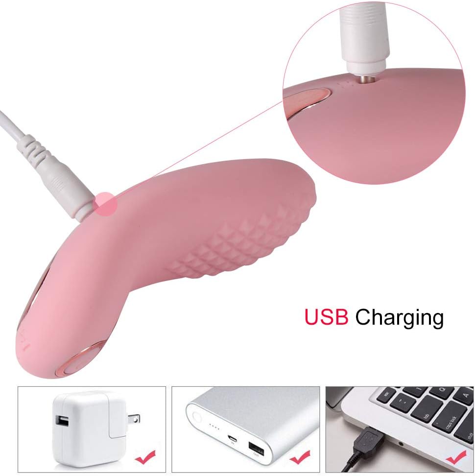 Mini Masajeador Vibrador, Impermeable Silencioso 10 Velocidad ...