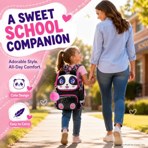 Image of KLFVB 3PCS Backpack for Girls and Boys, 15 inch Unicorn Dinosaur Bookbag with Lunch Box, Kids Preschool School bag
