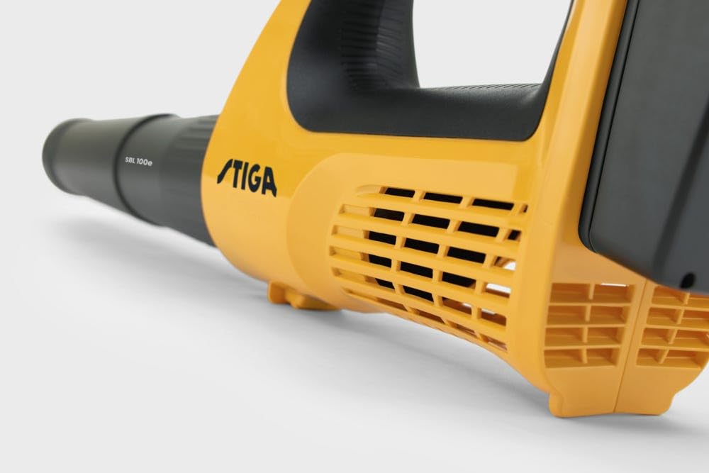 Stiga SBL 100e - Soplador de batería con batería de 20 V y 4 Ah y Cargador, Velocidad Ajustable