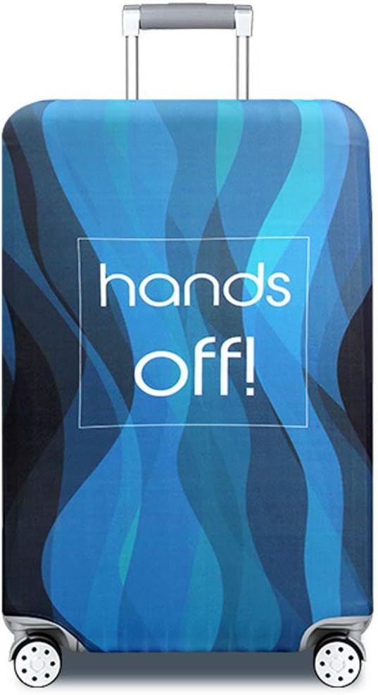 YEKEYI Travel Suitcase Protector Zipper Suitcase Cover Washable Print Luggage Cover 18-32 Inch