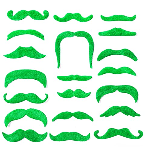 60Ct St. Patrick's Day Mustaches