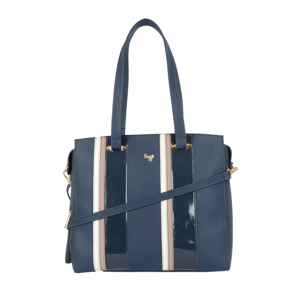 Baggit Women Blue Tote Handbag Large Size | Ladies Stylish Casual Purse Bag (B0CG5W2ZBT) Amazon Price History, Amazon Price Tracker