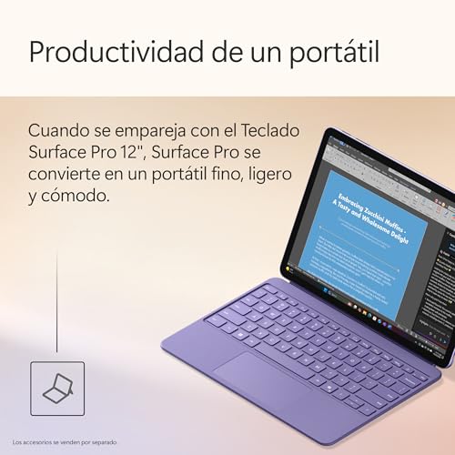 Miniatura 9 de Microsoft Surface Pro Copilot Pc Pantalla Táctil Lcd 12 Snapdragon X Plus 16gb Ram Almacenamiento De 512gb Último Modelo Violeta