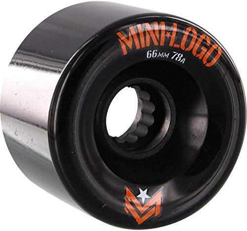 Mini Logo A-Cut 66mm 78a Black A.W.O.L. Longboard Wheels (Set of 4)