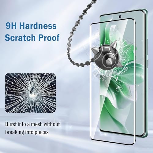 Image of Advanced Black Border Tempered Glass Protector For Oppo Reno 9 Smartphone|Full Screen Coverage (Except Edges) Screen Protector Guard Protector,Pack Of 1