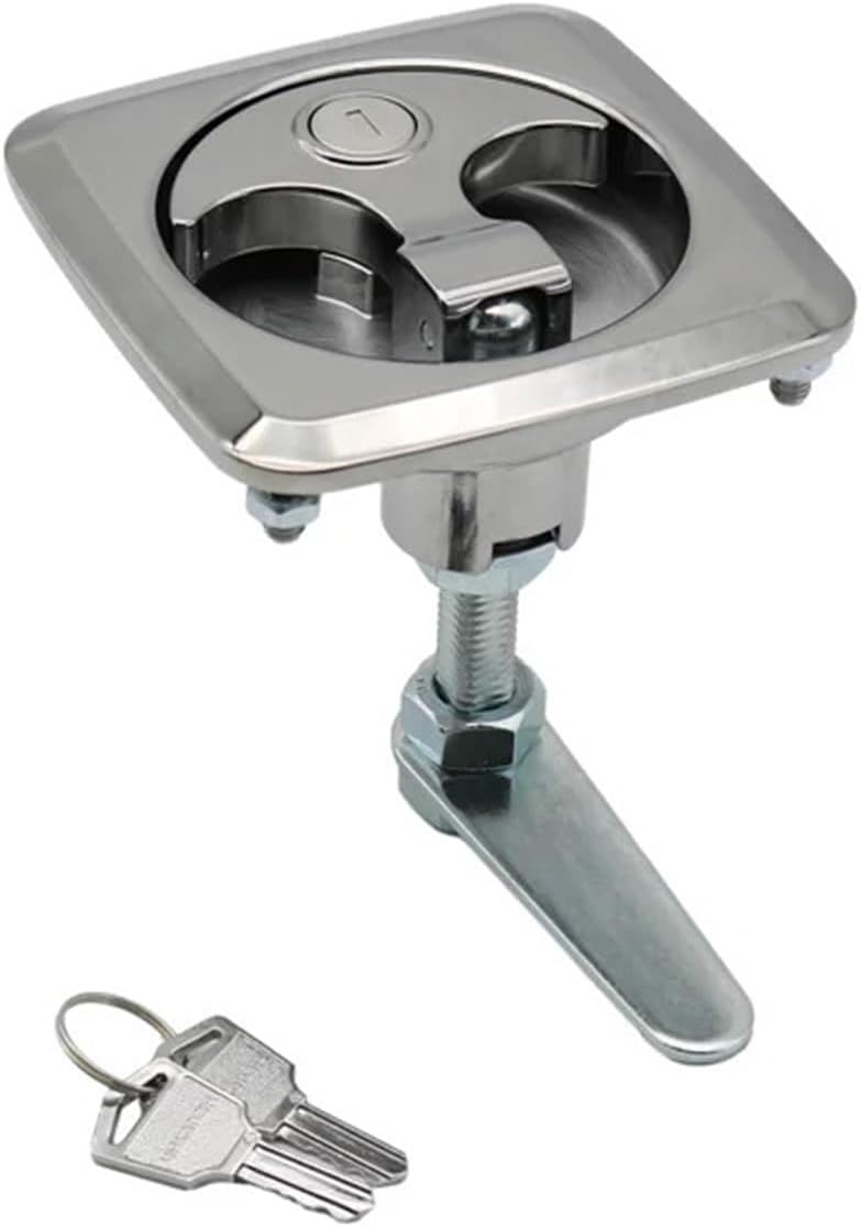 Zinc Alloy Panel Box Lock Engineering Automation Equipment Ship Cabinet Door 1Pcs