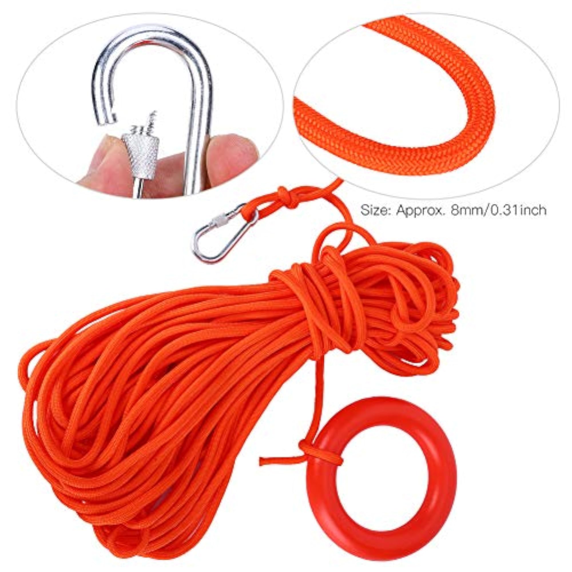 Portable Lifeguard Rescue Rope for Swimming