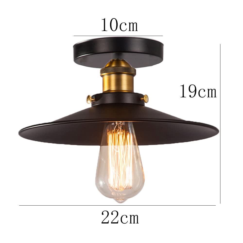 Plafonnier Vintage Hofstein - Métal Cuivre/marron - Lampe Suspension Pour Salon Ou Couloir