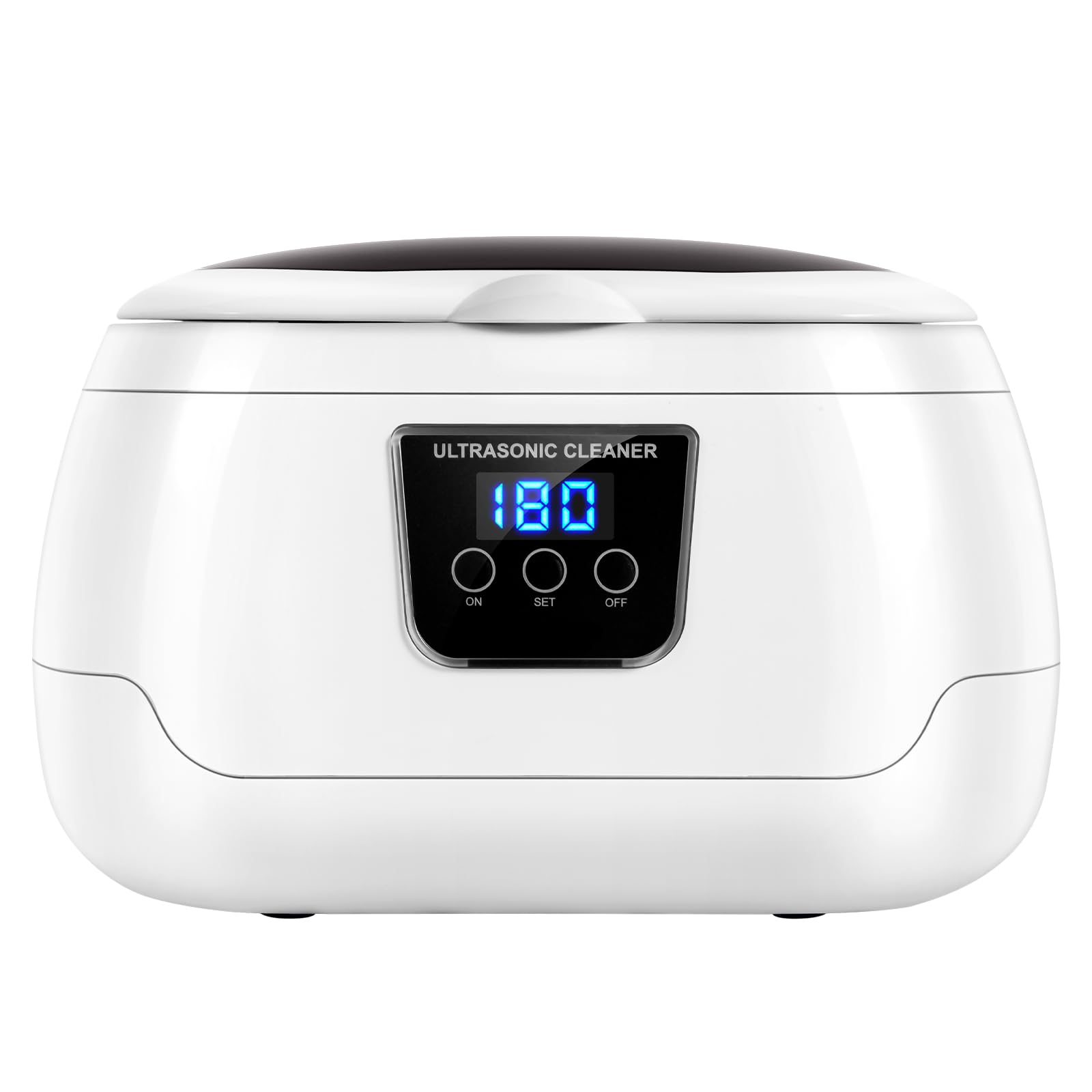 Pulitore Ultrasuoni 600ml, Lavatrice Ultrasuoni Acciaio Inox, Detergente ad Ultrasuoni Portatile per Occhiali Gioielli Orologi