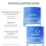 LANEIGE Water Sleeping Mask: Korean Overnight Mask, Squalane, Probiotic-Derived Complex, Hydrate, Barrier-Boosting, Visibly Smooth and Brighten - Image 2
