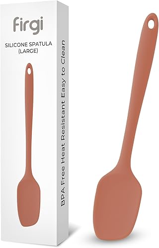 Miniatura 27 de Espátula de silicona de platino – Espátula de silicona sin BPA para cocinar – Utensilios de cocina resistentes al calor para sartenes antiadherentes