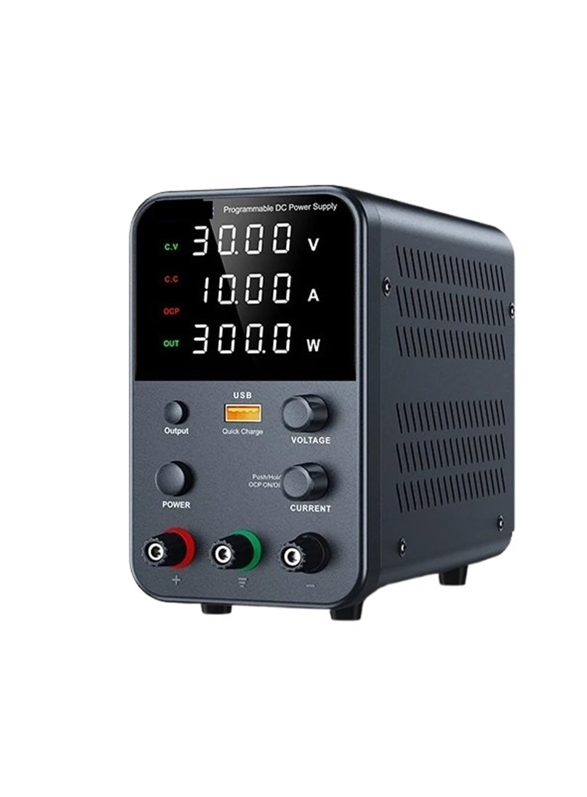 Alimentation de laboratoire réglable pour stabiliser la tension 30V 5A et charger via USB