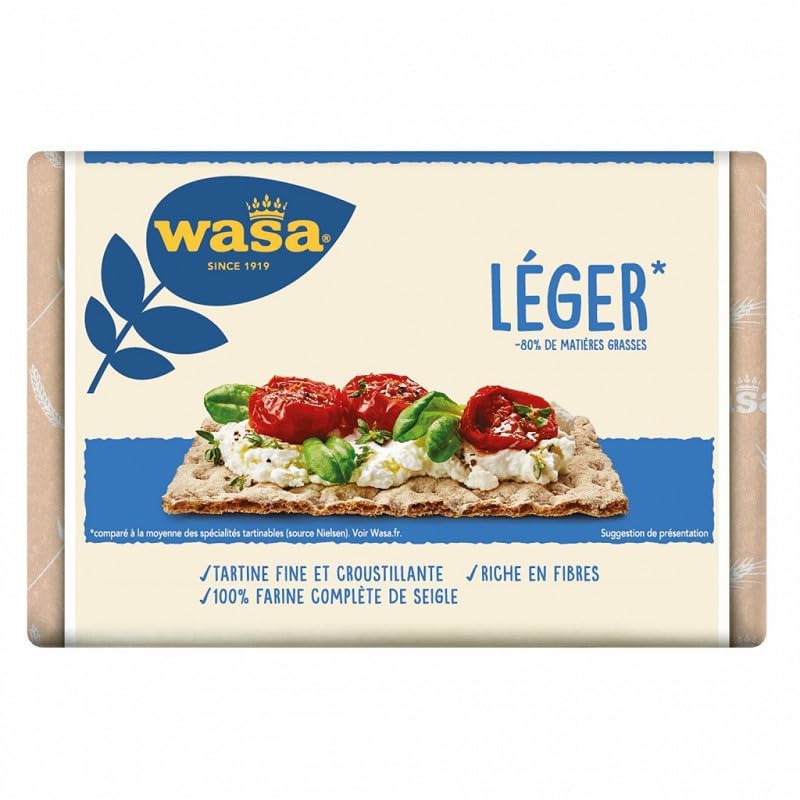 WASA - Pain Croquant Leger 270G - Lot De 4