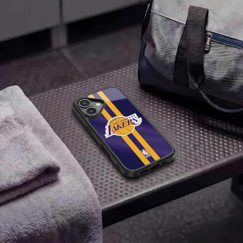 Coque iPhone 17 antichoc de qualité militaire Head Case NBA Lakers