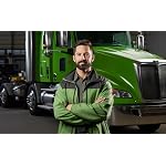 Large Big Rig Truck Seat Cushion, Black, Thick Memory Foam - Image 2
