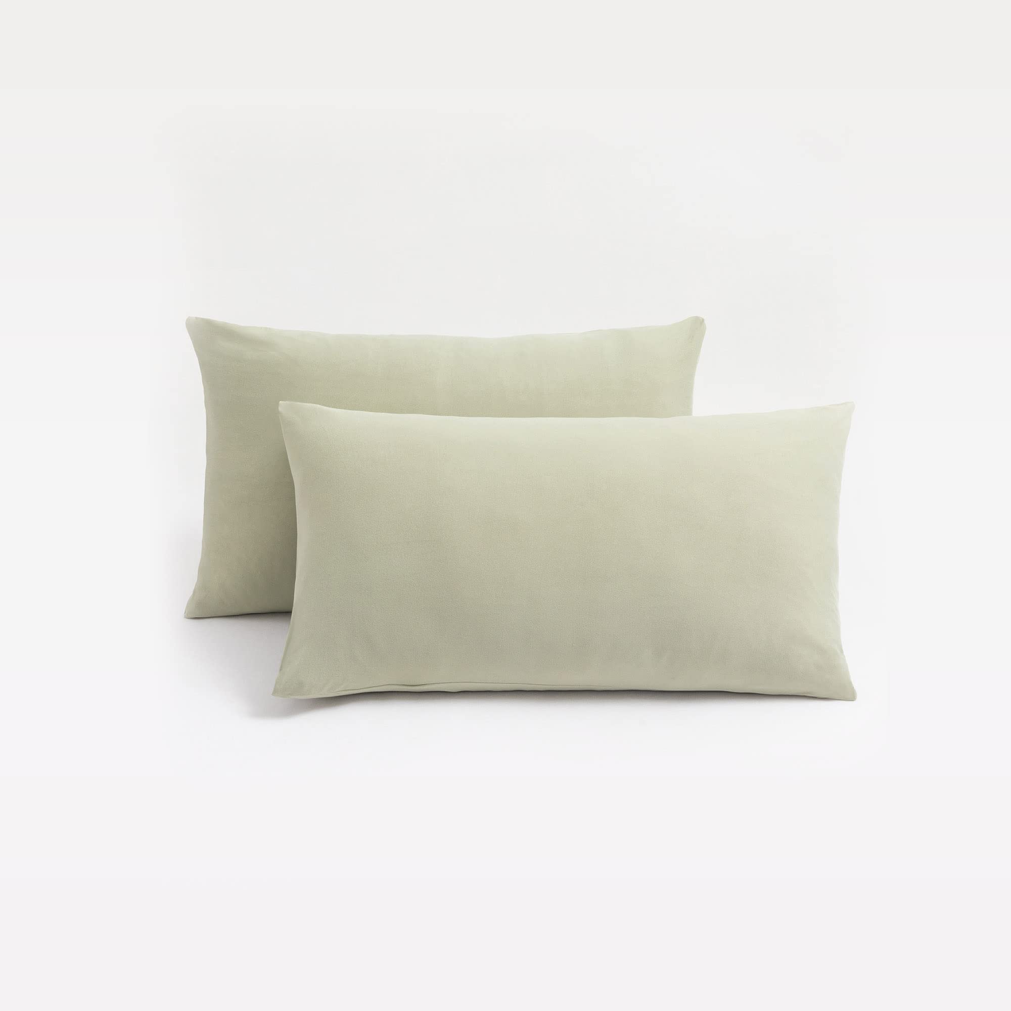 N&Y HOME Jersey Knit Small Pillowcases, Sage, 12x16/13x18/14x20 โ image 1